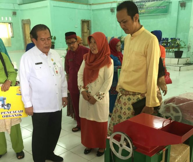 
					Disdik Kepri Beri Bantuan Mesin Pencacah Sampah