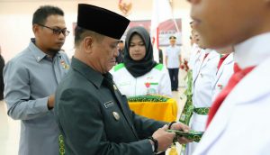 Wakil Bupati Bintan Kukuhkan Paskibraka Tk Kabupaten Bintan Tahun 2018