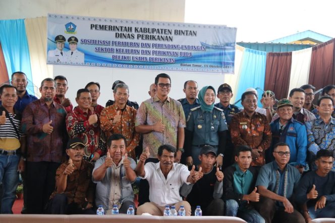 
					Puluhan Nelayan dan Para Pengusaha Perikanan Bintan Ikuti Sosialisasi Perundang-undangan Sektor Perikanan