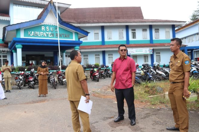 
					Akhir Tahun Ini, Lahan Parkir RSUD Bintan Sudah Disemenisasi Beton Bertulang