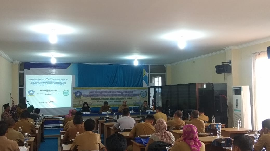 ASN Pemkab Bintan Ikuti Bimtek dan  Uji Sertifikasi  PBJP
