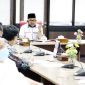 Lis Darmansyah saat memimpin rapat kerja bersama Pemprov Kepri dan PDAM Tirta Kepri di Kantor DPRD Kepri, Rabu (13/5/2020)