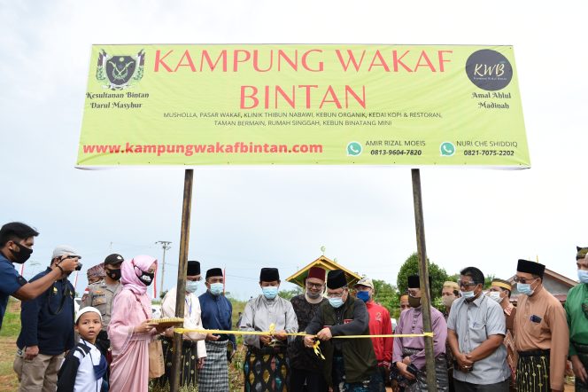 
					Isdianto Resmikan Kampung Wakaf Bintan
