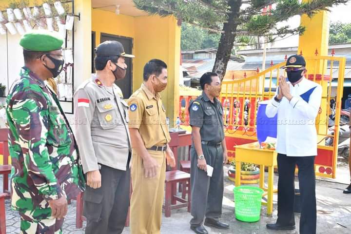 Bupati Natuna Pantau Hari Perdana Proses Belajar Tatap Muka