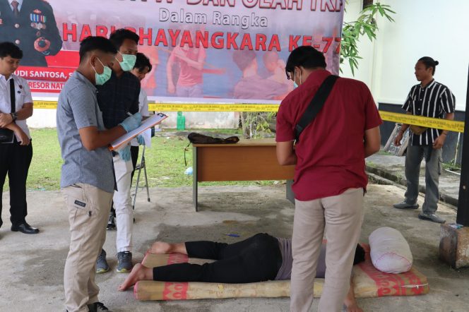 
					Meriahkan Hari Bhayangkara ke -77, Polres Natuna Gelar Lomba Olah TKP Bagi Personil