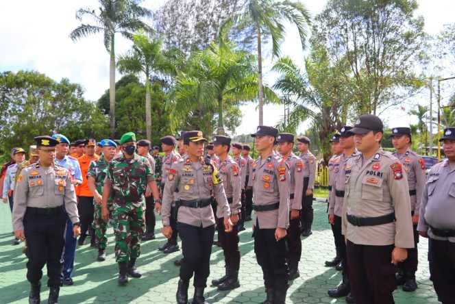 
					Wujudkan Rasa Aman Jelang Nataru, Polres Natuna Gelar Apel Gabungan