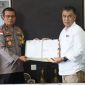 Pemda dan Polres Natuna Lakukan Penandatangan NPHD Tanah Untuk Pembagunan Mako Brimob