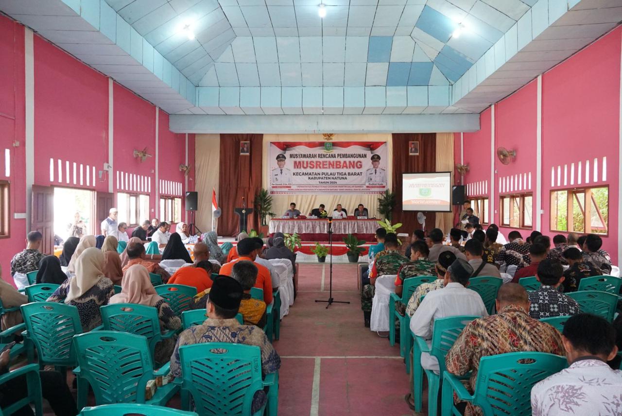 Bupati dan Wabup Natuna Hadiri Musrenbang Kecamatan Pulau Tiga Barat Bupati dan Wabup Natuna Hadiri Musrenbang Kecamatan Pulau Tiga Barat