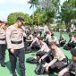 Kapolres Natuna Pimpin Apel Pergeseran Pasukan Pengamanan TPS Pemilu 2024