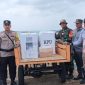 Personil Koramil 03/Sedanau Bersama Polsek dan Petugas PPK Kawal Pendistribuaian Logistik Pemilu