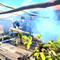 Cegah DBD, Lanud RSA Bersama Dinkes Fogging Rumah Warga