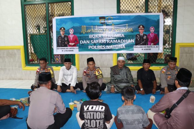 
					Hadir Ditengah Masyarakat, Polres Natuna Buka Puasa Bersama di Masjid Al- Jami’ Ranai Kota