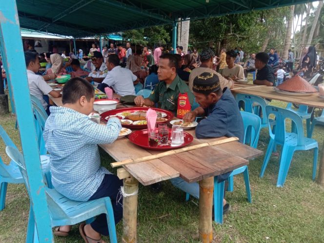 
					Babinsa Koramil 06/Serasan Hadiri Hajatan Pernikahan Warga Binaan