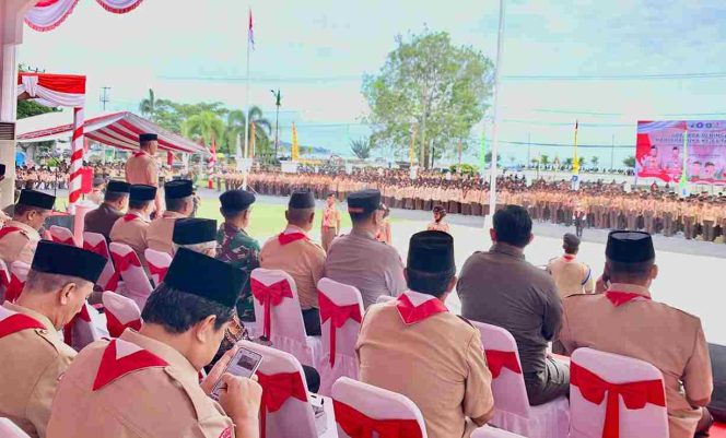 
					Saat Upacara Hari Pramuka di Tanjungpinang, Jum'at, 16/8/2024 (Diskominfo Tanjungpinang)