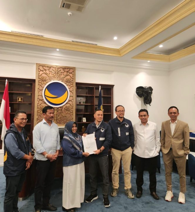 
					DPP NasDem telah memutuskan Rahma sebagai bakal calon wali kota yang berpasangan dengan Rizha Hafiz