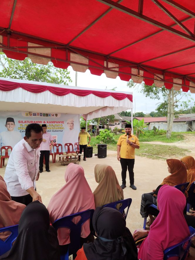 
					suasana Kampanye Dialogis Pasangan Calon Gubernur Ansar-Nyanyang, sabtu (28/9/2024)-Nuzli