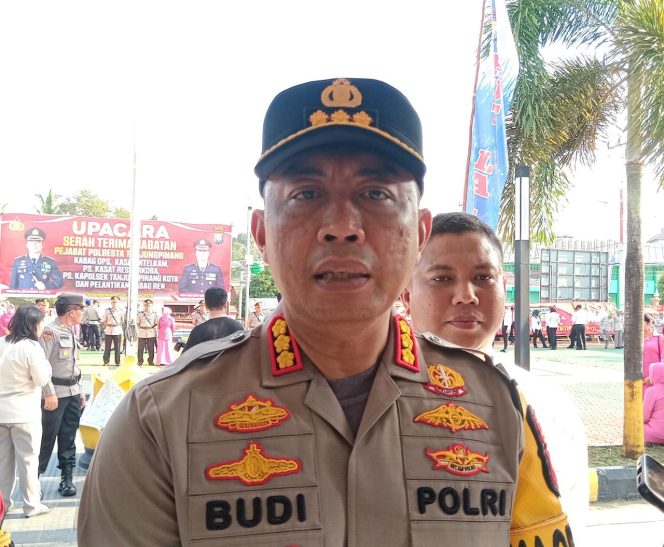 Kapolresta Tanjungpinang, Kombes Pol Budi Sentosa, Senin (30/9/2024)-Hendrik