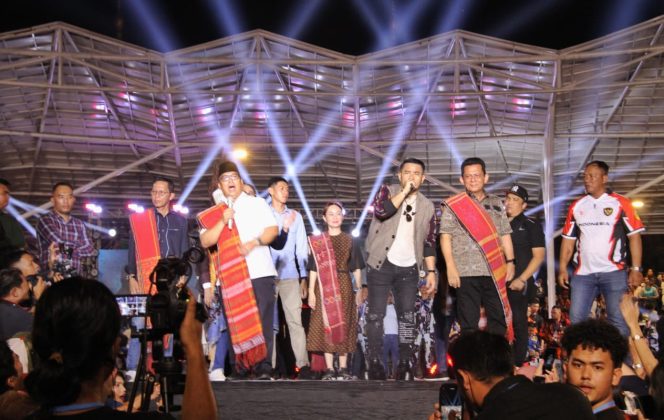 
					Nyanyang saat menghadiri cara Pesta Budaya Batak Bersatu Marsada (BBM), Minggu (3/11/2024)-Nuzli