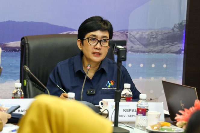 
					Kepala BPS Kepri Margaretha Ari Anggorowati, Senin (2/12/2024)-Diskominfo Kepri