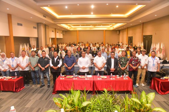 
					Foto bersama pada kegiatan Musorprovlub KONI 2025 (Diskominfo Kepri)