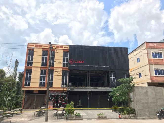 
					Cafe Leko yang berlokasi di jalan Dompak Baru, Kecamatan Bukit Bestari, Kota Tanjungpinang (Nuzli)