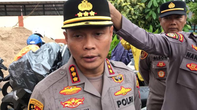 
					Kapolresta Tanjungpinang, Kombes Pol Hamam Wahyudi saat diwawancarai awak media,  Rabu (17/9/2025). (Nzl)