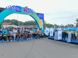 Ribuan Peserta Meriahkan PLN Mobile Fun Run 2025 di Tanjungpinang. (Nzl)