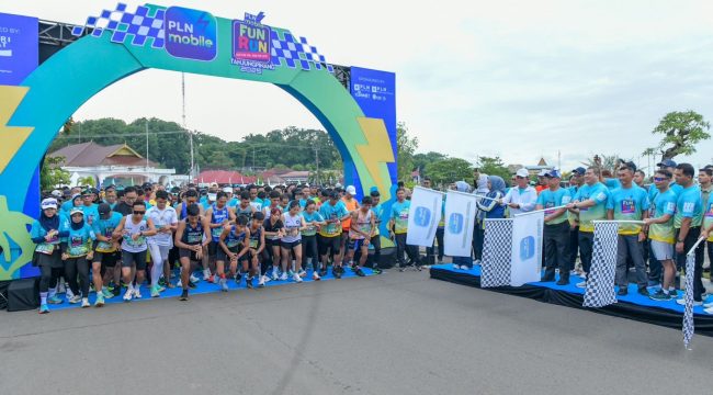 Ribuan Peserta Meriahkan PLN Mobile Fun Run 2025 di Tanjungpinang. (Nzl)