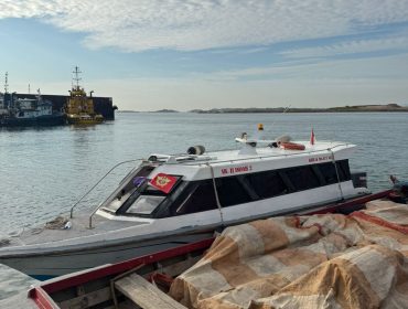 Speed Boat JJ Indah 2 diamankan  Bea Cukai Batam. (Bea Cukai Batam)