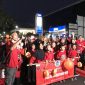 Moment oeserta Festival Moon Cake 2025 saat foro bersama, di Jalan Merdeka Kota Lama Tanjungpinang, Sabtu (04/10/2025). (Nzl)
