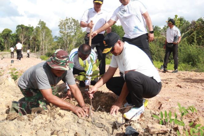 
					Perkuat Produksi Pertanian Lokal, Pangkogabwilhan I Pimpin Penanaman Pohon di Pulau Dompak