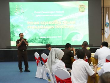 Suasana penyuluhan hukum oleh Puspenkum Kejagung RI.(foto : Humpro Pemkab Bintan)