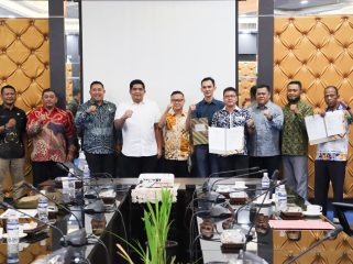 Foto bersama setelah kegiatan PSU.(foto : Humpro Kabupaten Bintan)