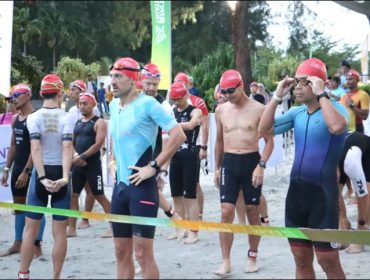 Triathlon salah satu iven wisata olahraga yang ada di Kabupaten Bintan.(Foto : Humpro Pemkab Bintan)
