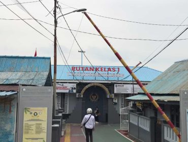 Suasana Halaman Rutan Kelas I Tanjungpinang. Rabu (05/11/2025). (Nuzli Rhamadhani) 