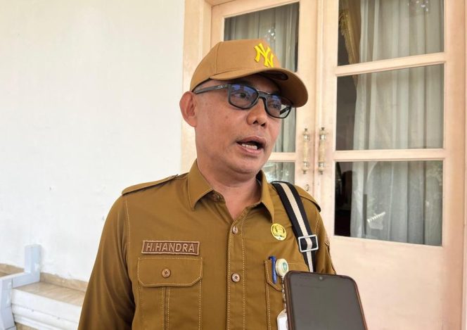 
					Kepala Dinas Pelayanan Terpadu Satu Pintu Provinsi Kepulauan Riau (Kepri), Hasfarizal Handra saat memberikan keterangan. (Nuzli Rhamadhani)