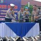 392 Knalpot dimusnahkan, Kapolresta Himbau Masyarakat Tanjungpinang Jaga Kamtibmas