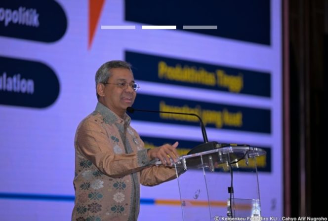 
					Wakil Menteri Keuangan (Wamenkeu) Suahasil Nazara dalam pertemuan Infobank CFO Club di Jakarta pada Kamis (22/1) F-Humas Kementrian Keuangan 