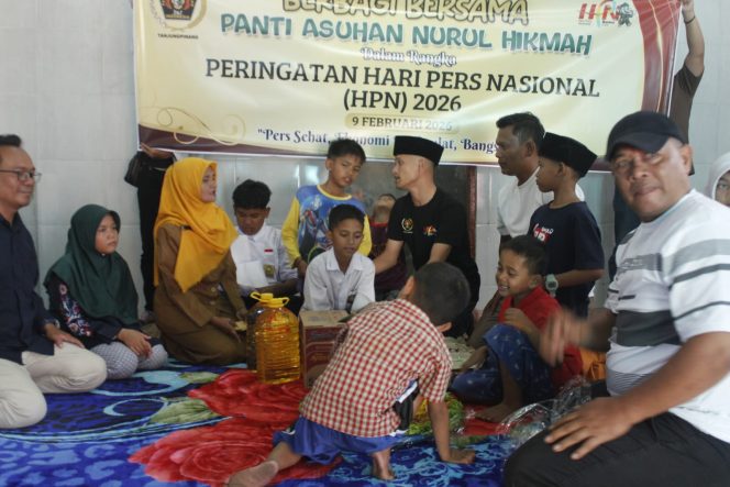 
					Puncak HPN 2026, PWI Kota Tanjungpinang kunjungi Panti Asuhan Nurul Hikmah, Senin (09/02) F-Kopri.info