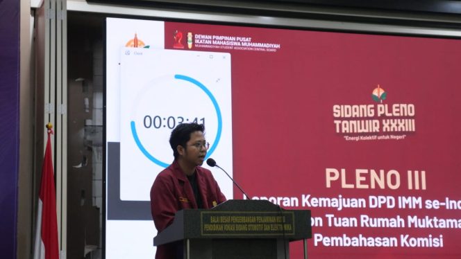 
					Ketua DPD IMM Kepri, Adhanan Fadli, F-IMM Kepri
