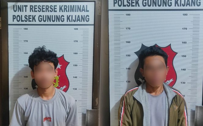 
					Dua tersangka pencurian tembaga di PT. BAI berhasil ditangkap Unit Satreskrim Polsek Gunung Kijang, F- Humas Polres Bintan 