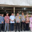 Kapolres Bintan AKBP Argya Satrya Bhawana, S.H., S.I.K., bersama jajaran FKPD Kabupaten Bintan mengikuti kegiatan Gerakan Pangan Murah Serentak secara nasional melalui Zoom Meeting bersama Kapolri Jenderal Polisi Listyo Sigit Prabowo Pada Jumat pagi (13/3/2026). F-Kepri.info