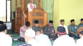 Komandan Kodim (Dandim) 0315/Tanjungpinang, Kolonel Inf Abdul Hamid, S.I.P., menghadiri kegiatan Sholat Tasbih bersama Wali Kota Tanjungpinang yang digelar di Masjid Abbas Thalib, Jalan Hanjoyo Putro, Kelurahan Batu IX, Kota Tanjungpinang, Selasa (17/3/2026)