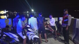 Personil Polsek Tanjungpinang Kota saat melakukan patroli menjelang hari raya IdulFitri 1447 H, Kamis (19/03/2026). F-Kepri.info