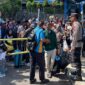 Anggota Kepolisan Polsek Kawasan Pelabuhan terus melakukan pemantauan dan pengamanan terhadap aktivitas keberangkatan dan kedatangan penumpang di wilayah pelabuhan Sri Bintan Pura Tanjungpinang. Minggu (22/03/2026). F-Humas Polresta Tanjungpinang