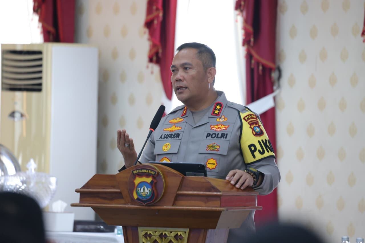 Kapolda Kepri Irjen. Pol. Asep Safrudin, F-Humas Polda Kepri