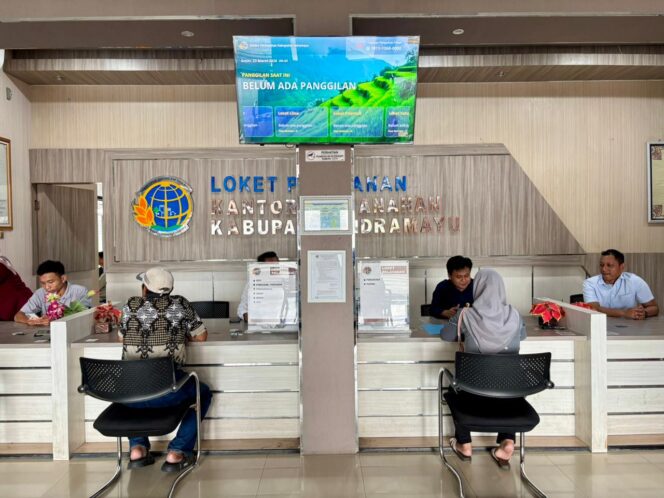 
					Loket Pelayanan Kantor BPN Indramayu F-Humas Kementrian ATR/BPN