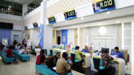 Momentum mudik Lebaran dimanfaatkan Kementerian Agraria dan Tata Ruang/Badan Pertanahan Nasional (ATR/BPN) untuk tetap menghadirkan layanan pertanahan bagi masyarakat. F-Humas Kementrian ATR/BPN