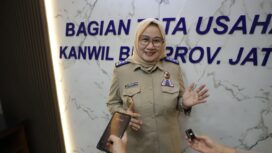 Kepala Bagian Tata Usaha Kantor Wilayah BPN Provinsi Jawa Timur, Yetty Nurbuati, dalam keterangannya, Selasa (17/03/2026).F-Humas