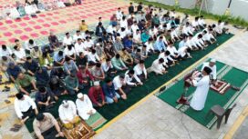 Pemerintah Provinsi Kepulauan Riau menggelar shalat istisqa bersama Aparatur Sipil Negara (ASN) dan masyarakat Pulau Penyengat sebagai upaya menghadapi musim kekeringan yang terjadi dalam kurang lebih sebulan terakhir. F-Kominfo Kepri 